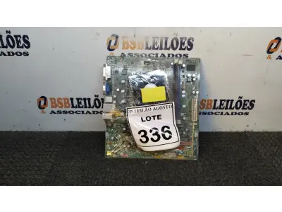 LOTE 336 - 01 PLACA MÃE I3 3° GERAÇÃO 2G RAM. (NO ESTADO) ATENÇÃO! FAZER A VISITAÇÃO ANTES DE ARREMATAR, NÃO SABEMOS SE FUNCIONA, LEILÃO NÃO TEM GARANTIA E NEM DEVOLUÇÃO, SUJEITO A POSSÍVEIS AVARIAS VISÍVEIS/OCULTAS E/OU AUSÊNCIA DE COMPONENTES.