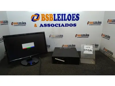 LOTE 010 - 01 CPU I3 6° GERAÇÃO, 4G, HD 500 E 01 MONITOR HP. (NO ESTADO) ATENÇÃO! FAZER A VISITAÇÃO ANTES DE ARREMATAR, NÃO SABEMOS SE FUNCIONA, LEILÃO NÃO TEM GARANTIA E NEM DEVOLUÇÃO, SUJEITO A POSSÍVEIS AVARIAS VISÍVEIS/OCULTAS E/OU AUSÊNCIA DE COMPONENTES.