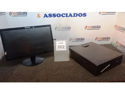 LOTE 302 - 01 CPU A10 PRO 7800, 2RAM, HD500, PLACA DEDICADA 2G E 01 MONITOR LENOVO. (NO ESTADO) ATENÇÃO! FAZER A VISITAÇÃO ANTES DE ARREMATAR, NÃO SABEMOS SE FUNCIONA, LEILÃO NÃO TEM GARANTIA E NEM DEVOLUÇÃO, SUJEITO A POSSÍVEIS AVARIAS VISÍVEIS/OCULTAS E/OU AUSÊNCIA DE COMPONENTES.