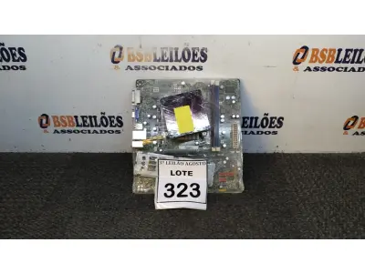 LOTE 323 - 01 PLACA MÃE I3 3° GERAÇÃO 2G RAM. (NO ESTADO) ATENÇÃO! FAZER A VISITAÇÃO ANTES DE ARREMATAR, NÃO SABEMOS SE FUNCIONA, LEILÃO NÃO TEM GARANTIA E NEM DEVOLUÇÃO, SUJEITO A POSSÍVEIS AVARIAS VISÍVEIS/OCULTAS E/OU AUSÊNCIA DE COMPONENTES.
