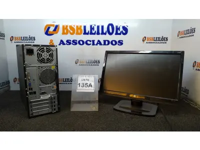 LOTE 135 - 01 CPU I3 3° GERAÇÃO, 2G, HD 500 E 01 MONITOR HP. (NO ESTADO) ATENÇÃO! FAZER A VISITAÇÃO ANTES DE ARREMATAR, NÃO SABEMOS SE FUNCIONA, LEILÃO NÃO TEM GARANTIA E NEM DEVOLUÇÃO, SUJEITO A POSSÍVEIS AVARIAS VISÍVEIS/OCULTAS E/OU AUSÊNCIA DE COMPONENTES.