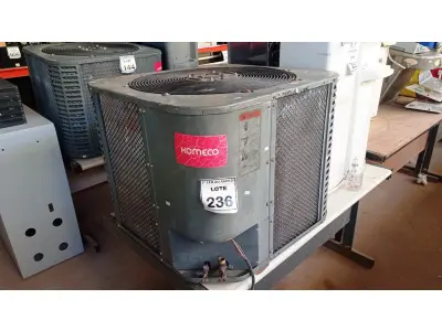 LOTE 236 - 01 CONDENSADORA MARCA KOMECO. (NO ESTADO) ATENÇÃO! FAZER A VISITAÇÃO ANTES DE ARREMATAR, NÃO SABEMOS SE FUNCIONA, LEILÃO NÃO TEM GARANTIA E NEM DEVOLUÇÃO, SUJEITO A POSSÍVEIS AVARIAS VISÍVEIS/OCULTAS E/OU AUSÊNCIA DE COMPONENTES.