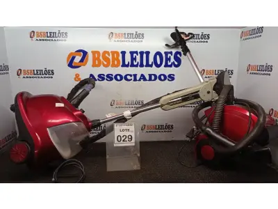 LOTE 029 - 02 VAPORIZADORES DE ROUPAS. (NO ESTADO) ATENÇÃO! FAZER A VISITAÇÃO ANTES DE ARREMATAR, NÃO SABEMOS SE FUNCIONA, LEILÃO NÃO TEM GARANTIA E NEM DEVOLUÇÃO, SUJEITO A POSSÍVEIS AVARIAS VISÍVEIS/OCULTAS E/OU AUSÊNCIA DE COMPONENTES.