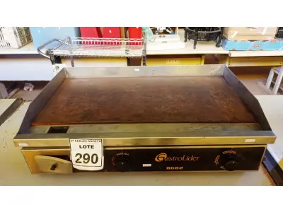 LOTE 290 - 01 CHAPA GATROLIDER 80CM. (NO ESTADO) ATENÇÃO! FAZER A VISITAÇÃO ANTES DE ARREMATAR, NÃO SABEMOS SE FUNCIONA, LEILÃO NÃO TEM GARANTIA E NEM DEVOLUÇÃO, SUJEITO A POSSÍVEIS AVARIAS VISÍVEIS/OCULTAS E/OU AUSÊNCIA DE COMPONENTES.
