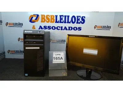 LOTE 165 - 01 CPU I3 3° GERAÇÃO, 2G, HD 500 E 01 MONITOR LENOVO. (NO ESTADO) ATENÇÃO! FAZER A VISITAÇÃO ANTES DE ARREMATAR, NÃO SABEMOS SE FUNCIONA, LEILÃO NÃO TEM GARANTIA E NEM DEVOLUÇÃO, SUJEITO A POSSÍVEIS AVARIAS VISÍVEIS/OCULTAS E/OU AUSÊNCIA DE COMPONENTES.