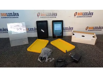 LOTE 223 - 02 TABLETS MARCA CCE COM FONTE. (NO ESTADO) ATENÇÃO! FAZER A VISITAÇÃO ANTES DE ARREMATAR, NÃO SABEMOS SE FUNCIONA, LEILÃO NÃO TEM GARANTIA E NEM DEVOLUÇÃO, SUJEITO A POSSÍVEIS AVARIAS VISÍVEIS/OCULTAS E/OU AUSÊNCIA DE COMPONENTES.
