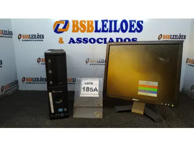 LOTE 185 - 01 CPU I5 3° GERAÇÃO, 8G, HD 500 E 01 MONITOR DELL. (NO ESTADO) ATENÇÃO! FAZER A VISITAÇÃO ANTES DE ARREMATAR, NÃO SABEMOS SE FUNCIONA, LEILÃO NÃO TEM GARANTIA E NEM DEVOLUÇÃO, SUJEITO A POSSÍVEIS AVARIAS VISÍVEIS/OCULTAS E/OU AUSÊNCIA DE COMPONENTES.