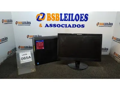 LOTE 065 - 01 CPU CELEROW J180 2G E 01 MONITOR SAMSUNG (NO ESTADO) ATENÇÃO! FAZER A VISITAÇÃO ANTES DE ARREMATAR, NÃO SABEMOS SE FUNCIONA, LEILÃO NÃO TEM GARANTIA E NEM DEVOLUÇÃO, SUJEITO A POSSÍVEIS AVARIAS VISÍVEIS/OCULTAS E/OU AUSÊNCIA DE COMPONENTES.