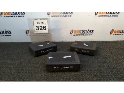 LOTE 326 - 03 MINIS CPU MARCA INIT. (NO ESTADO) ATENÇÃO! FAZER A VISITAÇÃO ANTES DE ARREMATAR, NÃO SABEMOS SE FUNCIONA, LEILÃO NÃO TEM GARANTIA E NEM DEVOLUÇÃO, SUJEITO A POSSÍVEIS AVARIAS VISÍVEIS/OCULTAS E/OU AUSÊNCIA DE COMPONENTES.