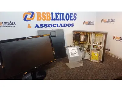 LOTE 302 - 01 CPU A10 PRO 7800, 2RAM, HD500, PLACA DEDICADA 2G E 01 MONITOR LENOVO. (NO ESTADO) ATENÇÃO! FAZER A VISITAÇÃO ANTES DE ARREMATAR, NÃO SABEMOS SE FUNCIONA, LEILÃO NÃO TEM GARANTIA E NEM DEVOLUÇÃO, SUJEITO A POSSÍVEIS AVARIAS VISÍVEIS/OCULTAS E/OU AUSÊNCIA DE COMPONENTES.