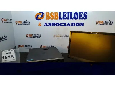 LOTE 195 - 01 CPU CORE 2 QUAD, 2G, HD 500 E 01 MONITOR LENOVO. (NO ESTADO) ATENÇÃO! FAZER A VISITAÇÃO ANTES DE ARREMATAR, NÃO SABEMOS SE FUNCIONA, LEILÃO NÃO TEM GARANTIA E NEM DEVOLUÇÃO, SUJEITO A POSSÍVEIS AVARIAS VISÍVEIS/OCULTAS E/OU AUSÊNCIA DE COMPONENTES.