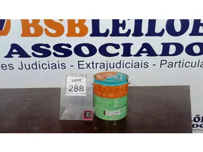 LOTE 288 - 01 LATA DE TINTA ESMALTE COR BRILHANTE TABACO 3,6L MARCA SUVINIL. (NO ESTADO) ATENÇÃO! FAZER A VISITAÇÃO ANTES DE ARREMATAR, NÃO SABEMOS SE FUNCIONA, LEILÃO NÃO TEM GARANTIA E NEM DEVOLUÇÃO, SUJEITO A POSSÍVEIS AVARIAS VISÍVEIS/OCULTAS E/OU AUSÊNCIA DE COMPONENTES.