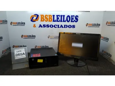 LOTE 065 - 01 CPU CELEROW J180 2G E 01 MONITOR SAMSUNG (NO ESTADO) ATENÇÃO! FAZER A VISITAÇÃO ANTES DE ARREMATAR, NÃO SABEMOS SE FUNCIONA, LEILÃO NÃO TEM GARANTIA E NEM DEVOLUÇÃO, SUJEITO A POSSÍVEIS AVARIAS VISÍVEIS/OCULTAS E/OU AUSÊNCIA DE COMPONENTES.