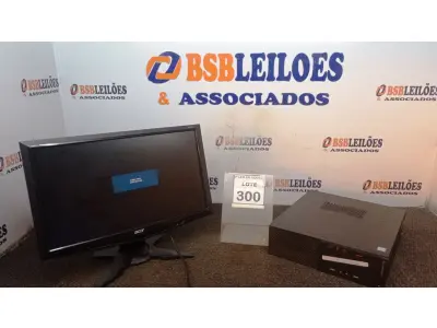 LOTE 300 - 01 CPU I3 6° GERAÇÃO, DDR4, 4RAM, HD500NE 01 MONITOR ACER. (NO ESTADO) ATENÇÃO! FAZER A VISITAÇÃO ANTES DE ARREMATAR, NÃO SABEMOS SE FUNCIONA, LEILÃO NÃO TEM GARANTIA E NEM DEVOLUÇÃO, SUJEITO A POSSÍVEIS AVARIAS VISÍVEIS/OCULTAS E/OU AUSÊNCIA DE COMPONENTES.