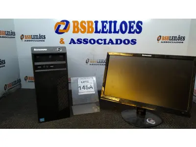 LOTE 145 - 01 CPU I3 3° GERAÇÃO, 2G, HD 500 E 01 MONITOR LENOVO. (NO ESTADO) ATENÇÃO! FAZER A VISITAÇÃO ANTES DE ARREMATAR, NÃO SABEMOS SE FUNCIONA, LEILÃO NÃO TEM GARANTIA E NEM DEVOLUÇÃO, SUJEITO A POSSÍVEIS AVARIAS VISÍVEIS/OCULTAS E/OU AUSÊNCIA DE COMPONENTES.