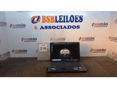 LOTE 216 - 01 NOTEBOOK MARCA COMPAQ. (NO ESTADO) ATENÇÃO! FAZER A VISITAÇÃO ANTES DE ARREMATAR, NÃO SABEMOS SE FUNCIONA, LEILÃO NÃO TEM GARANTIA E NEM DEVOLUÇÃO, SUJEITO A POSSÍVEIS AVARIAS VISÍVEIS/OCULTAS E/OU AUSÊNCIA DE COMPONENTES.