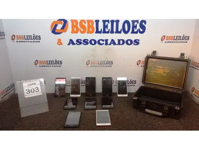 LOTE 303 - 10 APARELHOS DE TELEFONE MARCA POSITIVO E 01 CASE. (NO ESTADO) ATENÇÃO! FAZER A VISITAÇÃO ANTES DE ARREMATAR, NÃO SABEMOS SE FUNCIONA, LEILÃO NÃO TEM GARANTIA E NEM DEVOLUÇÃO, SUJEITO A POSSÍVEIS AVARIAS VISÍVEIS/OCULTAS E/OU AUSÊNCIA DE COMPONENTES.