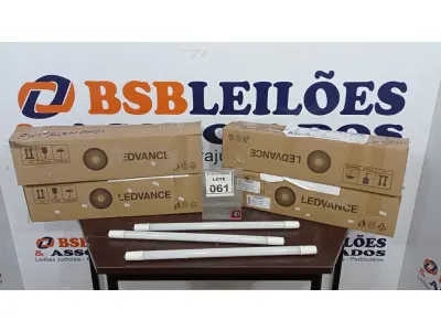 LOTE 061 - 01 LOTE COM GRANDE QUANTIDADE DE LÂMPADAS LED. (NO ESTADO) ATENÇÃO! FAZER A VISITAÇÃO ANTES DE ARREMATAR, NÃO SABEMOS SE FUNCIONA, LEILÃO NÃO TEM GARANTIA E NEM DEVOLUÇÃO, SUJEITO A POSSÍVEIS AVARIAS VISÍVEIS/OCULTAS E/OU AUSÊNCIA DE COMPONENTES.