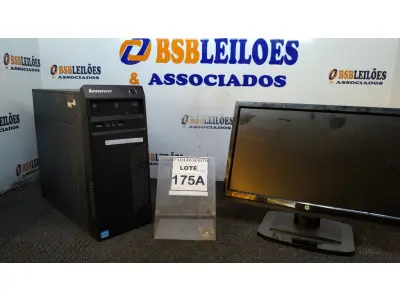 LOTE 175 - 01 CPU I3 3° GERAÇÃO, 2G, HD 500 E 01 MONITOR HP. (NO ESTADO) ATENÇÃO! FAZER A VISITAÇÃO ANTES DE ARREMATAR, NÃO SABEMOS SE FUNCIONA, LEILÃO NÃO TEM GARANTIA E NEM DEVOLUÇÃO, SUJEITO A POSSÍVEIS AVARIAS VISÍVEIS/OCULTAS E/OU AUSÊNCIA DE COMPONENTES.