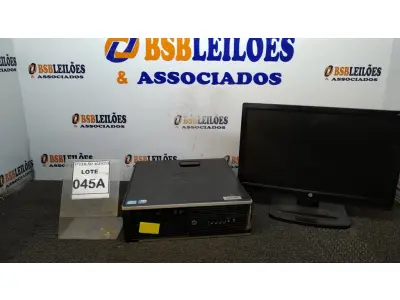 LOTE 045 - 01 CPU I5 2°GERAÇÃO, 2G, HD 500 E 01 MONITOR HP. (NO ESTADO) ATENÇÃO! FAZER A VISITAÇÃO ANTES DE ARREMATAR, NÃO SABEMOS SE FUNCIONA, LEILÃO NÃO TEM GARANTIA E NEM DEVOLUÇÃO, SUJEITO A POSSÍVEIS AVARIAS VISÍVEIS/OCULTAS E/OU AUSÊNCIA DE COMPONENTES.