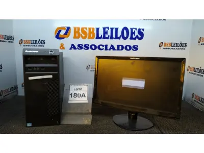 LOTE 180 - 01 CPU I3 3° GERAÇÃO, 2G, HD 500 E 01 MONITOR HP. (NO ESTADO) ATENÇÃO! FAZER A VISITAÇÃO ANTES DE ARREMATAR, NÃO SABEMOS SE FUNCIONA, LEILÃO NÃO TEM GARANTIA E NEM DEVOLUÇÃO, SUJEITO A POSSÍVEIS AVARIAS VISÍVEIS/OCULTAS E/OU AUSÊNCIA DE COMPONENTES.