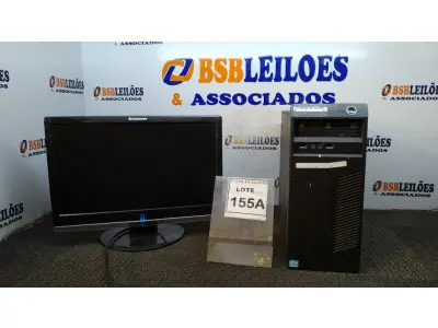 LOTE 155 - 01 CPU I3 3° GERAÇÃO, 2G, HD 500 E 01 MONITOR LENOVO. (NO ESTADO) ATENÇÃO! FAZER A VISITAÇÃO ANTES DE ARREMATAR, NÃO SABEMOS SE FUNCIONA, LEILÃO NÃO TEM GARANTIA E NEM DEVOLUÇÃO, SUJEITO A POSSÍVEIS AVARIAS VISÍVEIS/OCULTAS E/OU AUSÊNCIA DE COMPONENTES.