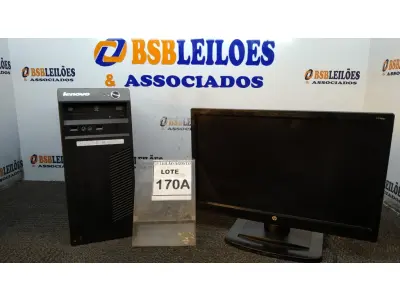 LOTE 170 - 01 CPU I3 3° GERAÇÃO, 2G, HD 500 E 01 MONITOR HP. (NO ESTADO) ATENÇÃO! FAZER A VISITAÇÃO ANTES DE ARREMATAR, NÃO SABEMOS SE FUNCIONA, LEILÃO NÃO TEM GARANTIA E NEM DEVOLUÇÃO, SUJEITO A POSSÍVEIS AVARIAS VISÍVEIS/OCULTAS E/OU AUSÊNCIA DE COMPONENTES.