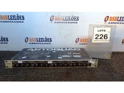LOTE 226 - 01 PROCESSADOR DE ÁUDIO. (NO ESTADO) ATENÇÃO! FAZER A VISITAÇÃO ANTES DE ARREMATAR, NÃO SABEMOS SE FUNCIONA, LEILÃO NÃO TEM GARANTIA E NEM DEVOLUÇÃO, SUJEITO A POSSÍVEIS AVARIAS VISÍVEIS/OCULTAS E/OU AUSÊNCIA DE COMPONENTES.