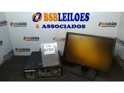 LOTE 075 - 01 CPU I5 2°GERAÇÃO, 2G E 01 MONITOR DELL. (NO ESTADO) ATENÇÃO! FAZER A VISITAÇÃO ANTES DE ARREMATAR, NÃO SABEMOS SE FUNCIONA, LEILÃO NÃO TEM GARANTIA E NEM DEVOLUÇÃO, SUJEITO A POSSÍVEIS AVARIAS VISÍVEIS/OCULTAS E/OU AUSÊNCIA DE COMPONENTES.
