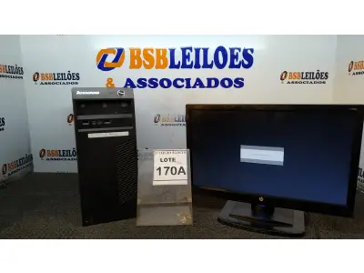 LOTE 170 - 01 CPU I3 3° GERAÇÃO, 2G, HD 500 E 01 MONITOR HP. (NO ESTADO) ATENÇÃO! FAZER A VISITAÇÃO ANTES DE ARREMATAR, NÃO SABEMOS SE FUNCIONA, LEILÃO NÃO TEM GARANTIA E NEM DEVOLUÇÃO, SUJEITO A POSSÍVEIS AVARIAS VISÍVEIS/OCULTAS E/OU AUSÊNCIA DE COMPONENTES.