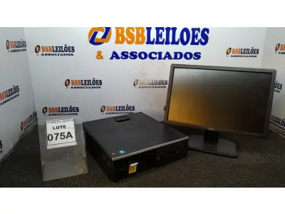 LOTE 075 - 01 CPU I5 2°GERAÇÃO, 2G E 01 MONITOR DELL. (NO ESTADO) ATENÇÃO! FAZER A VISITAÇÃO ANTES DE ARREMATAR, NÃO SABEMOS SE FUNCIONA, LEILÃO NÃO TEM GARANTIA E NEM DEVOLUÇÃO, SUJEITO A POSSÍVEIS AVARIAS VISÍVEIS/OCULTAS E/OU AUSÊNCIA DE COMPONENTES.