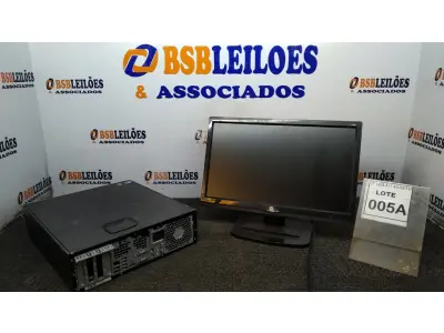 LOTE 005 - 01 CPU CORE 2 QUAD, 2G, HD 500 E 01 MONITOR HP. (NO ESTADO) ATENÇÃO! FAZER A VISITAÇÃO ANTES DE ARREMATAR, NÃO SABEMOS SE FUNCIONA, LEILÃO NÃO TEM GARANTIA E NEM DEVOLUÇÃO, SUJEITO A POSSÍVEIS AVARIAS VISÍVEIS/OCULTAS E/OU AUSÊNCIA DE COMPONENTES.