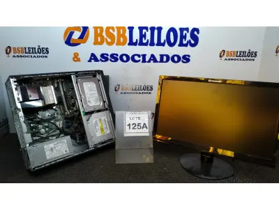LOTE 125 - 01 CPU A10 PRO 7800, 2G, HD 500, PLACA DEDICADA 2G E 01 MONITOR LENOVO. (NO ESTADO) ATENÇÃO! FAZER A VISITAÇÃO ANTES DE ARREMATAR, NÃO SABEMOS SE FUNCIONA, LEILÃO NÃO TEM GARANTIA E NEM DEVOLUÇÃO, SUJEITO A POSSÍVEIS AVARIAS VISÍVEIS/OCULTAS E/OU AUSÊNCIA DE COMPONENTES.