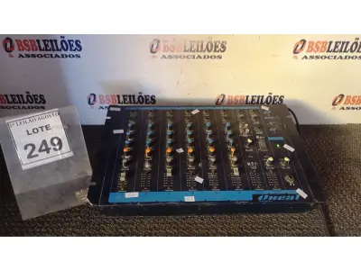 LOTE 249 - 01 MESA DE SOM ONEAL. (NO ESTADO) ATENÇÃO! FAZER A VISITAÇÃO ANTES DE ARREMATAR, NÃO SABEMOS SE FUNCIONA, LEILÃO NÃO TEM GARANTIA E NEM DEVOLUÇÃO, SUJEITO A POSSÍVEIS AVARIAS VISÍVEIS/OCULTAS E/OU AUSÊNCIA DE COMPONENTES.