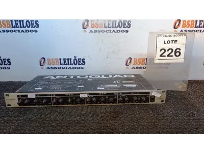 LOTE 226 - 01 PROCESSADOR DE ÁUDIO. (NO ESTADO) ATENÇÃO! FAZER A VISITAÇÃO ANTES DE ARREMATAR, NÃO SABEMOS SE FUNCIONA, LEILÃO NÃO TEM GARANTIA E NEM DEVOLUÇÃO, SUJEITO A POSSÍVEIS AVARIAS VISÍVEIS/OCULTAS E/OU AUSÊNCIA DE COMPONENTES.