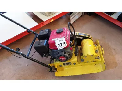 LOTE 273 - 01 COMPACTADORA DE SOLO MARCA BRANCO. (NO ESTADO) ATENÇÃO! FAZER A VISITAÇÃO ANTES DE ARREMATAR, NÃO SABEMOS SE FUNCIONA, LEILÃO NÃO TEM GARANTIA E NEM DEVOLUÇÃO, SUJEITO A POSSÍVEIS AVARIAS VISÍVEIS/OCULTAS E/OU AUSÊNCIA DE COMPONENTES.