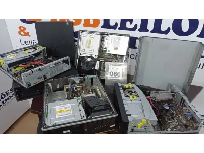 LOTE 066 - 05 CPU’S MARCAS E MODELOS DIVERSOS. (NO ESTADO) ATENÇÃO! FAZER A VISITAÇÃO ANTES DE ARREMATAR, NÃO SABEMOS SE FUNCIONA, LEILÃO NÃO TEM GARANTIA E NEM DEVOLUÇÃO, SUJEITO A POSSÍVEIS AVARIAS VISÍVEIS/OCULTAS E/OU AUSÊNCIA DE COMPONENTES.
