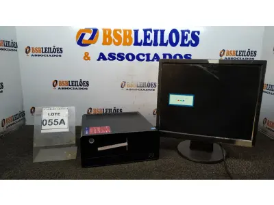 LOTE 055 - 01 CPU CELEROW J180 2G E 01 MONITOR SAMSUNG (NO ESTADO) ATENÇÃO! FAZER A VISITAÇÃO ANTES DE ARREMATAR, NÃO SABEMOS SE FUNCIONA, LEILÃO NÃO TEM GARANTIA E NEM DEVOLUÇÃO, SUJEITO A POSSÍVEIS AVARIAS VISÍVEIS/OCULTAS E/OU AUSÊNCIA DE COMPONENTES.