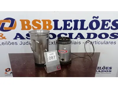 LOTE 287 - 01 LIQUIDIFICADOR INDUSTRIAL COM AVARIA. (NO ESTADO) ATENÇÃO! FAZER A VISITAÇÃO ANTES DE ARREMATAR, NÃO SABEMOS SE FUNCIONA, LEILÃO NÃO TEM 270GARANTIA E NEM DEVOLUÇÃO, SUJEITO A POSSÍVEIS AVARIAS VISÍVEIS/OCULTAS E/OU AUSÊNCIA DE COMPONENTES.