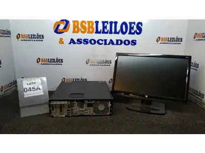 LOTE 045 - 01 CPU I5 2°GERAÇÃO, 2G, HD 500 E 01 MONITOR HP. (NO ESTADO) ATENÇÃO! FAZER A VISITAÇÃO ANTES DE ARREMATAR, NÃO SABEMOS SE FUNCIONA, LEILÃO NÃO TEM GARANTIA E NEM DEVOLUÇÃO, SUJEITO A POSSÍVEIS AVARIAS VISÍVEIS/OCULTAS E/OU AUSÊNCIA DE COMPONENTES.
