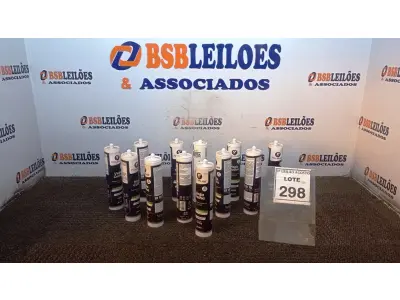LOTE 298 - 12 BISNAGAS DE VEDA CALHA MARCA POLIPLÁS. (NO ESTADO) ATENÇÃO! FAZER A VISITAÇÃO ANTES DE ARREMATAR, NÃO SABEMOS SE FUNCIONA, LEILÃO NÃO TEM GARANTIA E NEM DEVOLUÇÃO, SUJEITO A POSSÍVEIS AVARIAS VISÍVEIS/OCULTAS E/OU AUSÊNCIA DE COMPONENTES.