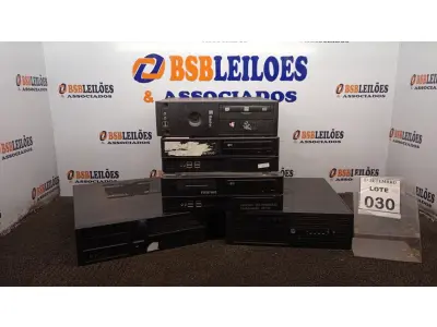 LOTE 030 - 05 CPU’S MARCAS E MODELOS DIVERSOS. (NO ESTADO) ATENÇÃO! FAZER A VISITAÇÃO ANTES DE ARREMATAR, NÃO SABEMOS SE FUNCIONA, LEILÃO NÃO TEM GARANTIA E NEM DEVOLUÇÃO, SUJEITO A POSSÍVEIS AVARIAS VISÍVEIS/OCULTAS E/OU AUSÊNCIA DE COMPONENTES.