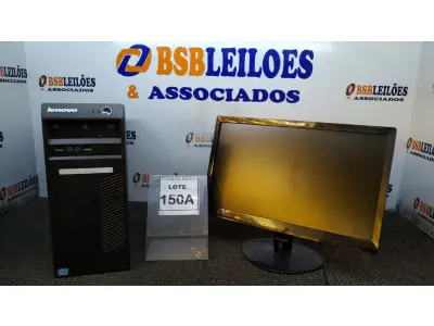 LOTE 150 - 01 CPU I3 3° GERAÇÃO, 2G, HD 500 E 01 MONITOR LENOVO. (NO ESTADO) ATENÇÃO! FAZER A VISITAÇÃO ANTES DE ARREMATAR, NÃO SABEMOS SE FUNCIONA, LEILÃO NÃO TEM GARANTIA E NEM DEVOLUÇÃO, SUJEITO A POSSÍVEIS AVARIAS VISÍVEIS/OCULTAS E/OU AUSÊNCIA DE COMPONENTES.