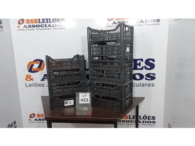 LOTE 423 - 10 CESTAS ORGANIZADORA. (NO ESTADO) ATENÇÃO! FAZER A VISITAÇÃO ANTES DE ARREMATAR, NÃO SABEMOS SE FUNCIONA, LEILÃO NÃO TEM GARANTIA E NEM DEVOLUÇÃO, SUJEITO A POSSÍVEIS AVARIAS VISÍVEIS/OCULTAS E/OU AUSÊNCIA DE COMPONENTES.