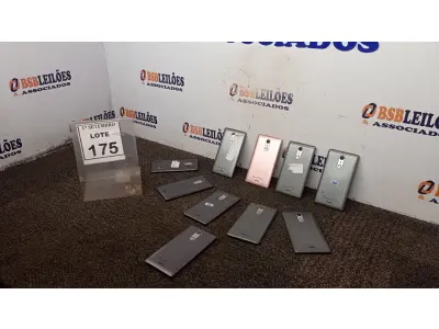 LOTE 175 - 10 CELULARES MARCA POSITIVO. (NO ESTADO) ATENÇÃO! FAZER A VISITAÇÃO ANTES DE ARREMATAR, NÃO SABEMOS SE FUNCIONA, LEILÃO NÃO TEM GARANTIA E NEM DEVOLUÇÃO, SUJEITO A POSSÍVEIS AVARIAS VISÍVEIS/OCULTAS E/OU AUSÊNCIA DE COMPONENTES