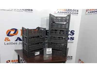 LOTE 422 - 10 CESTAS ORGANIZADORA. (NO ESTADO) ATENÇÃO! FAZER A VISITAÇÃO ANTES DE ARREMATAR, NÃO SABEMOS SE FUNCIONA, LEILÃO NÃO TEM GARANTIA E NEM DEVOLUÇÃO, SUJEITO A POSSÍVEIS AVARIAS VISÍVEIS/OCULTAS E/OU AUSÊNCIA DE COMPONENTES.