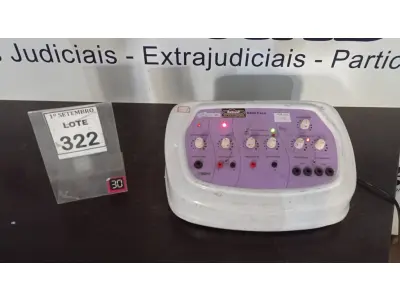 LOTE 322 - 01 APARELHO DE ALTA FREQUÊNCIA BELLE FACE MARCA ELETROBEL. (NO ESTADO) ATENÇÃO! FAZER A VISITAÇÃO ANTES DE ARREMATAR, NÃO SABEMOS SE FUNCIONA, LEILÃO NÃO TEM GARANTIA E NEM DEVOLUÇÃO, SUJEITO A POSSÍVEIS AVARIAS VISÍVEIS/OCULTAS E/OU AUSÊNCIA DE COMPONENTES