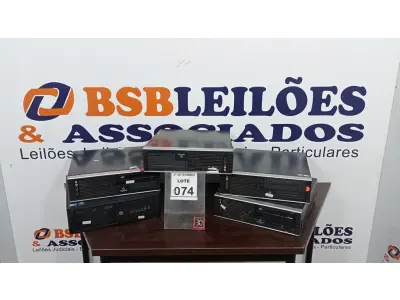 LOTE 074 - 05 CPU’S MARCAS E MODELOS DIVERSOS. (NO ESTADO) ATENÇÃO! FAZER A VISITAÇÃO ANTES DE ARREMATAR, NÃO SABEMOS SE FUNCIONA, LEILÃO NÃO TEM GARANTIA E NEM DEVOLUÇÃO, SUJEITO A POSSÍVEIS AVARIAS VISÍVEIS/OCULTAS E/OU AUSÊNCIA DE COMPONENTES.