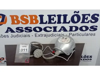 LOTE 311 - 01 APARELHO DE MASSAGEM ESTÉTICA VOBROCELL. (NO ESTADO) ATENÇÃO! FAZER A VISITAÇÃO ANTES DE ARREMATAR, NÃO SABEMOS SE FUNCIONA, LEILÃO NÃO TEM GARANTIA E NEM DEVOLUÇÃO, SUJEITO A POSSÍVEIS AVARIAS VISÍVEIS/OCULTAS E/OU AUSÊNCIA DE COMPONENTES.
