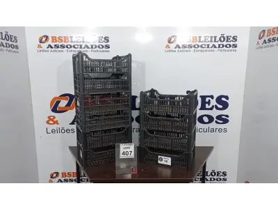 LOTE 407 - 10 CESTAS ORGANIZADORAS. (NO ESTADO) ATENÇÃO! FAZER A VISITAÇÃO ANTES DE ARREMATAR, NÃO SABEMOS SE FUNCIONA, LEILÃO NÃO TEM GARANTIA E NEM DEVOLUÇÃO, SUJEITO A POSSÍVEIS AVARIAS VISÍVEIS/OCULTAS E/OU AUSÊNCIA DE COMPONENTES.